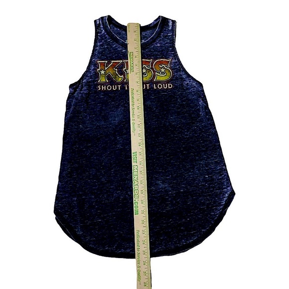 Denizen Levis x Kiss Shout It Out Loud Distressed Tank Top Size Medium - Picture 5 of 7
